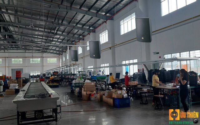 Lắp đặt Hệ Thống âm Thanh Nhà Xưởng